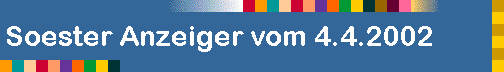 Soester Anzeiger vom 4.4.2002
